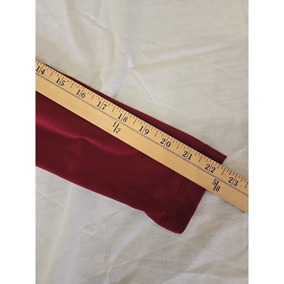 Nike Pro Combat Dri-FIT Compression Shirt Burgundy Red Long Sleeve Base Layer XL - Picture 13 of 13